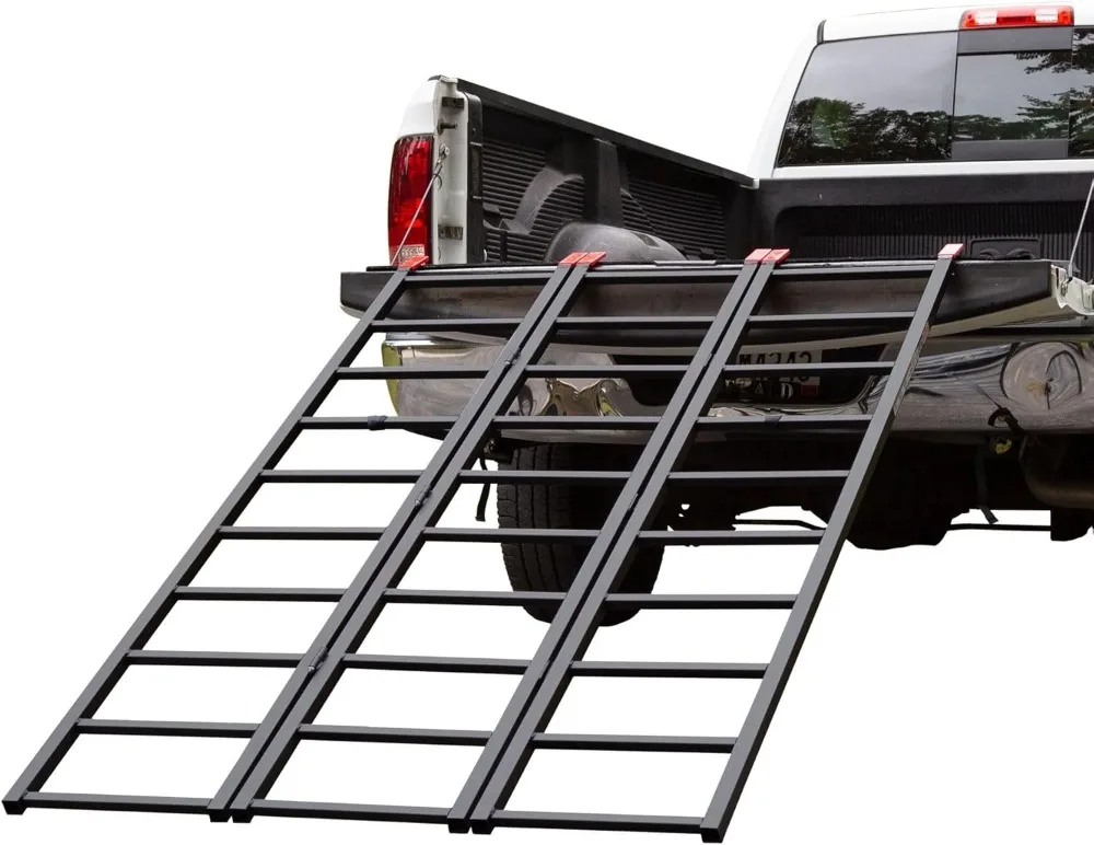 ATV منحدر فولاذي متعدد الطي 1000 رطل. القدرة على الشاحنات والمقطورات