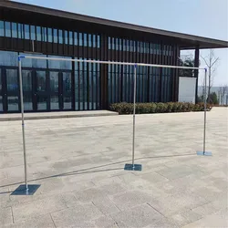 Stainless Steel Pipe Wedding Backrest Bracket, Retractable Rod Backrest Frame, Used for Wedding Party Decoration