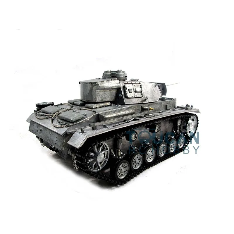 Mato Metal 1/16 KIT RC Czołg Skala Niemiecki Panzer III Wersja na Podczerwień 1223 Odrzut Lufy TOUCAN RC HOBBY Model RC TH00656