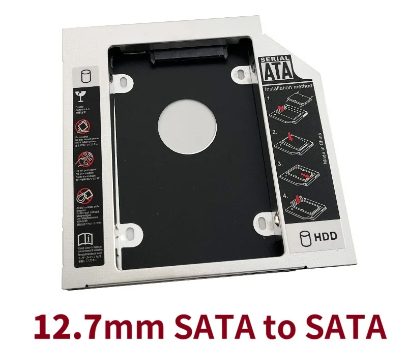 2nd Secondary 2.5 HD SSD Hard Drive Optical bay Caddy Frame for Acer 6530 6530G 6930 6930G 5532 5535 5536 4736G 4750G 4752 4755G view 4