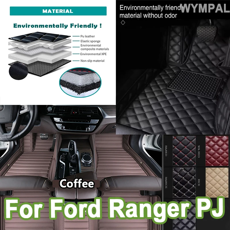 

Роскошный коврик для заднего багажника автомобиля для Ford Ranger PJ International 2006 ~ 2008 с двойной кабиной для грузовика, аксессуары для интерьера автомобиля, полные накладки