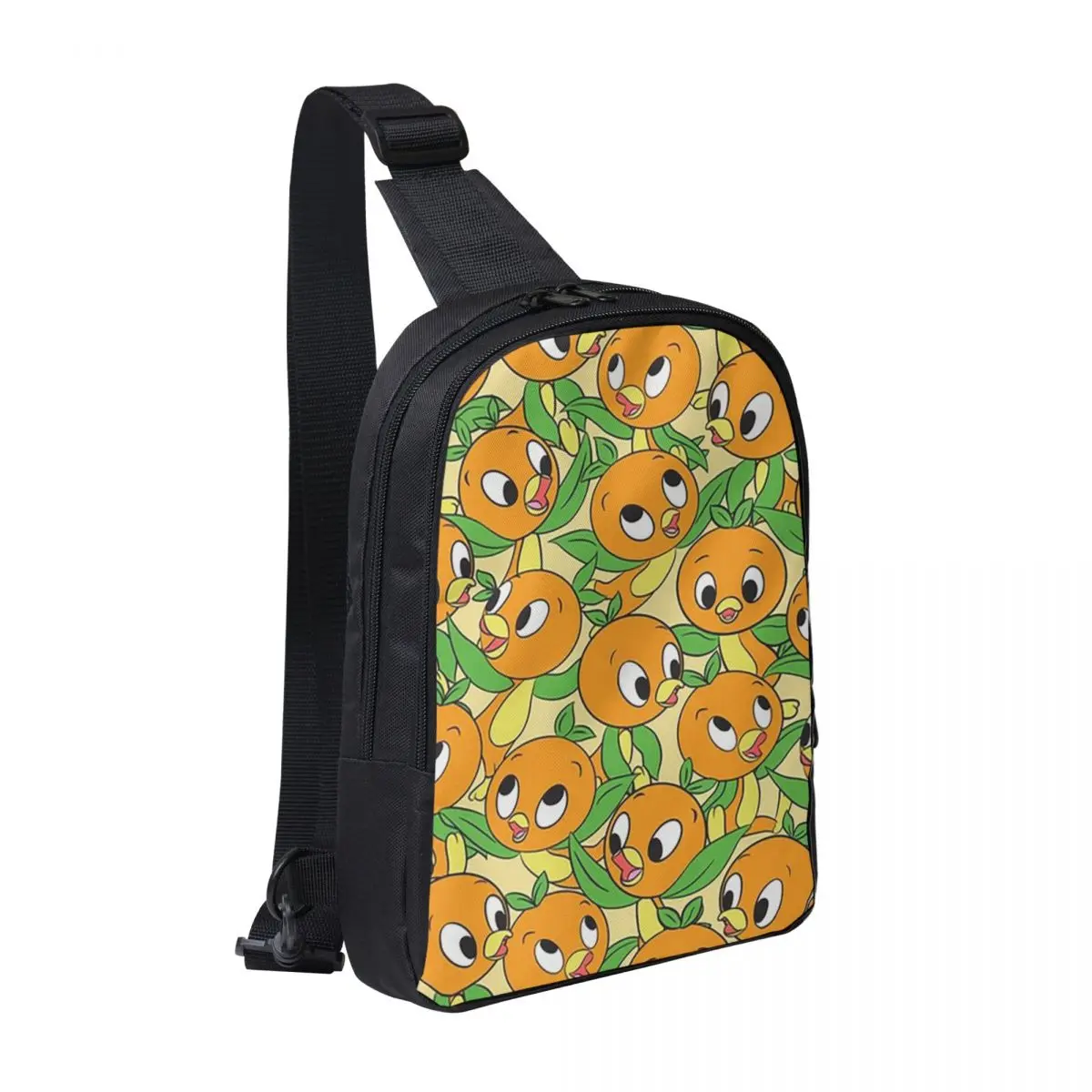 

It's Orange Bird Chest Bag Men Sling Crossbody Backpack Chest Bag Travel Hiking Daypack Shoulder Bag