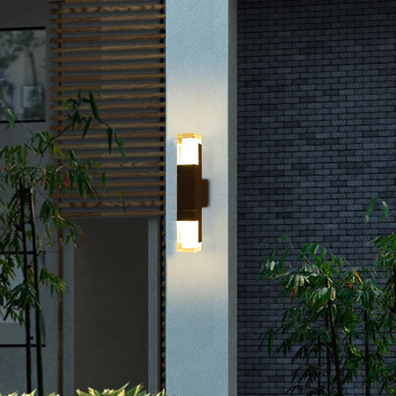 Luz LED para exteriores con Sensor Pir, lámpara de pared para puerta de casa, porche, valla, jardín, iluminación exterior, impermeable, IP65