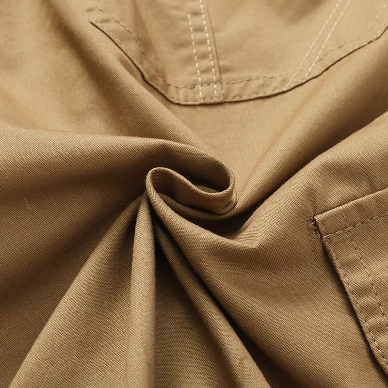 IPPOLICH Spring Summer Mens Work Pants Classic Straight Leg Wide Leg Fall Big Pocket Cargo Pants Sports Casual Trousers M-5XL