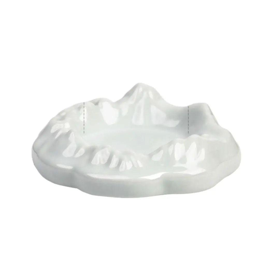 Creative Ceramic Mountain Shaped Inkstone Ink Brush Brush Ink Pen Rest Holder Glaze Paperweight Painting Tool Calligraphy