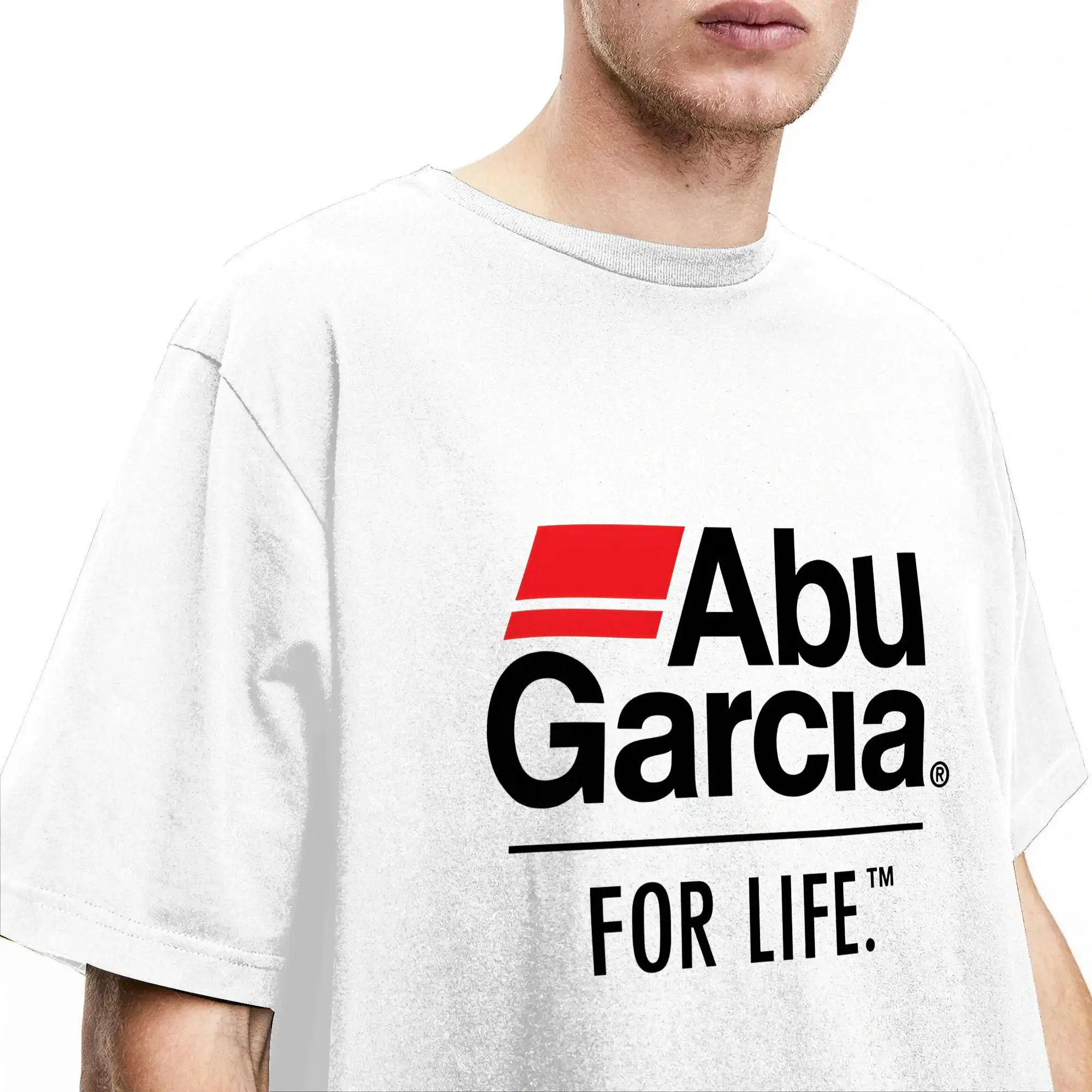 Abu Garcia Angel-T-Shirt, Sommer-T-Shirts aus Baumwolle für Herren, lässiges T-Shirt mit kurzen Ärmeln, klassische Oberteile – Detail 2