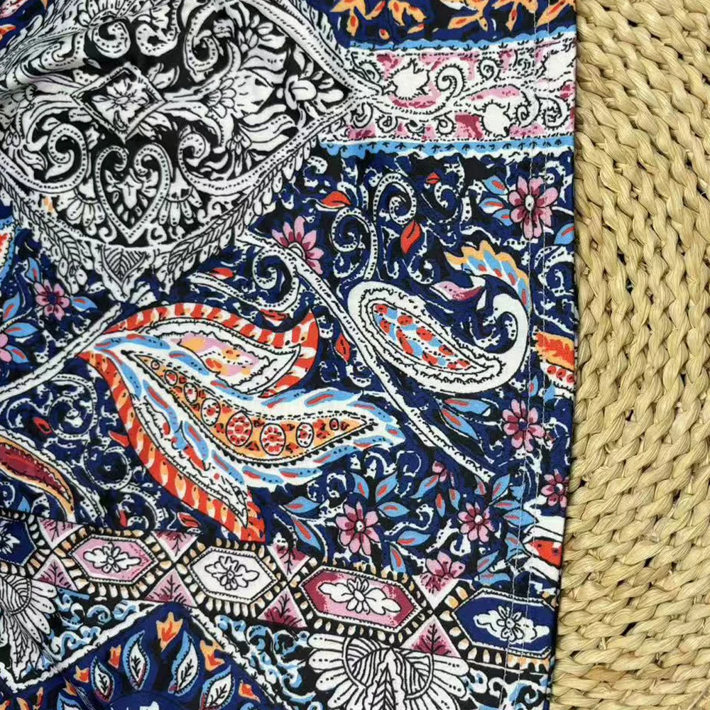 2026新作 レディース 欧米風プリントノースリーブタンクトップワンピース、クルーネック、ウエストシェイプ＆スリム、バケーション向け