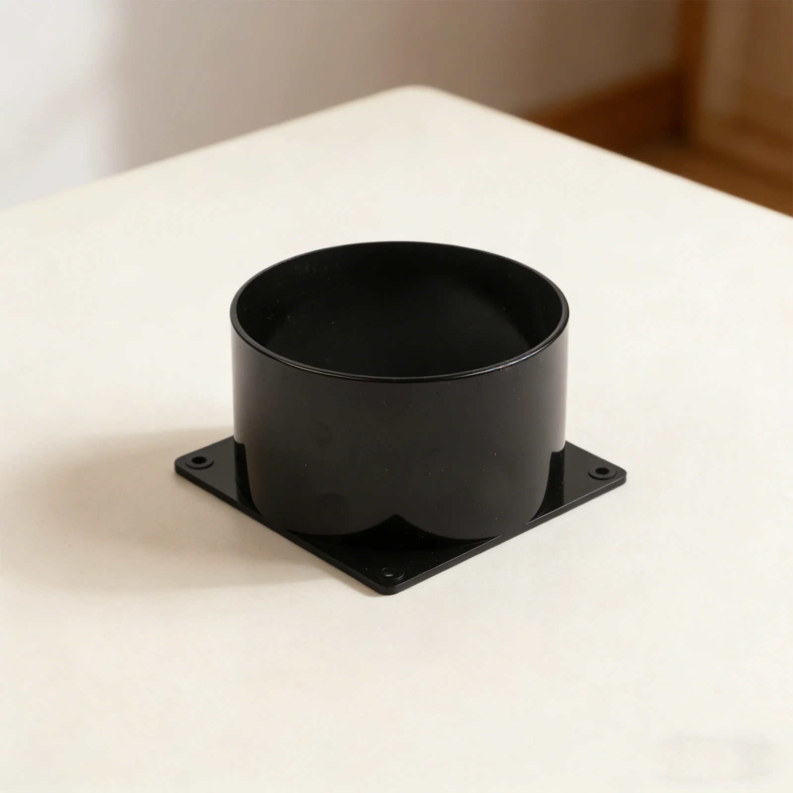 Indoor For Ventilation System Wall Flange Connector in ABS for Effective Air Duct Pipe Connections and Flow Efficiency