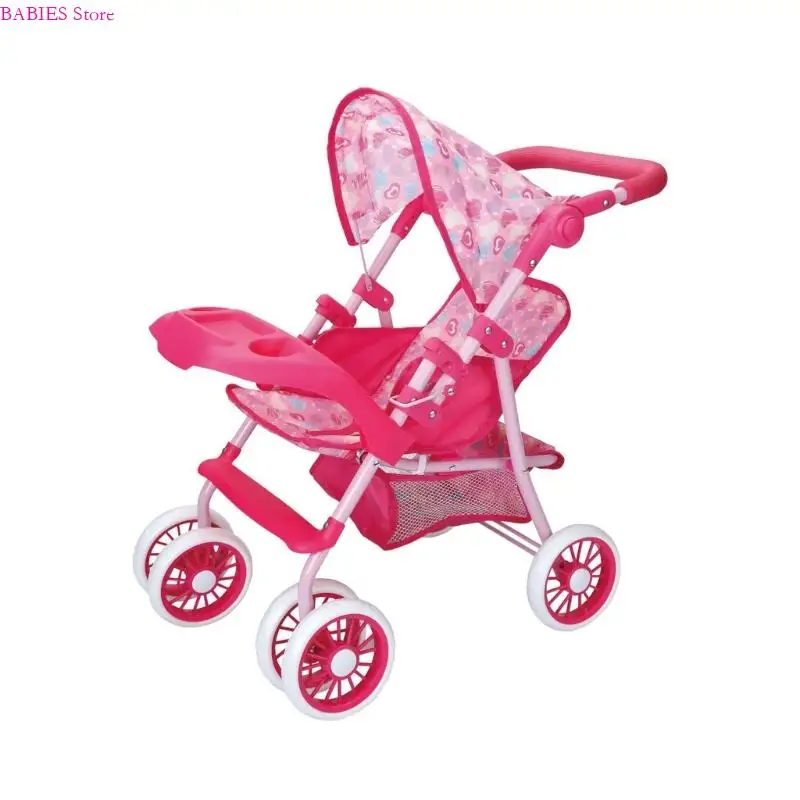 

C9GB Mini Push Cart for Dolls Lightweight and Portable for Indoor Outdoor Fun