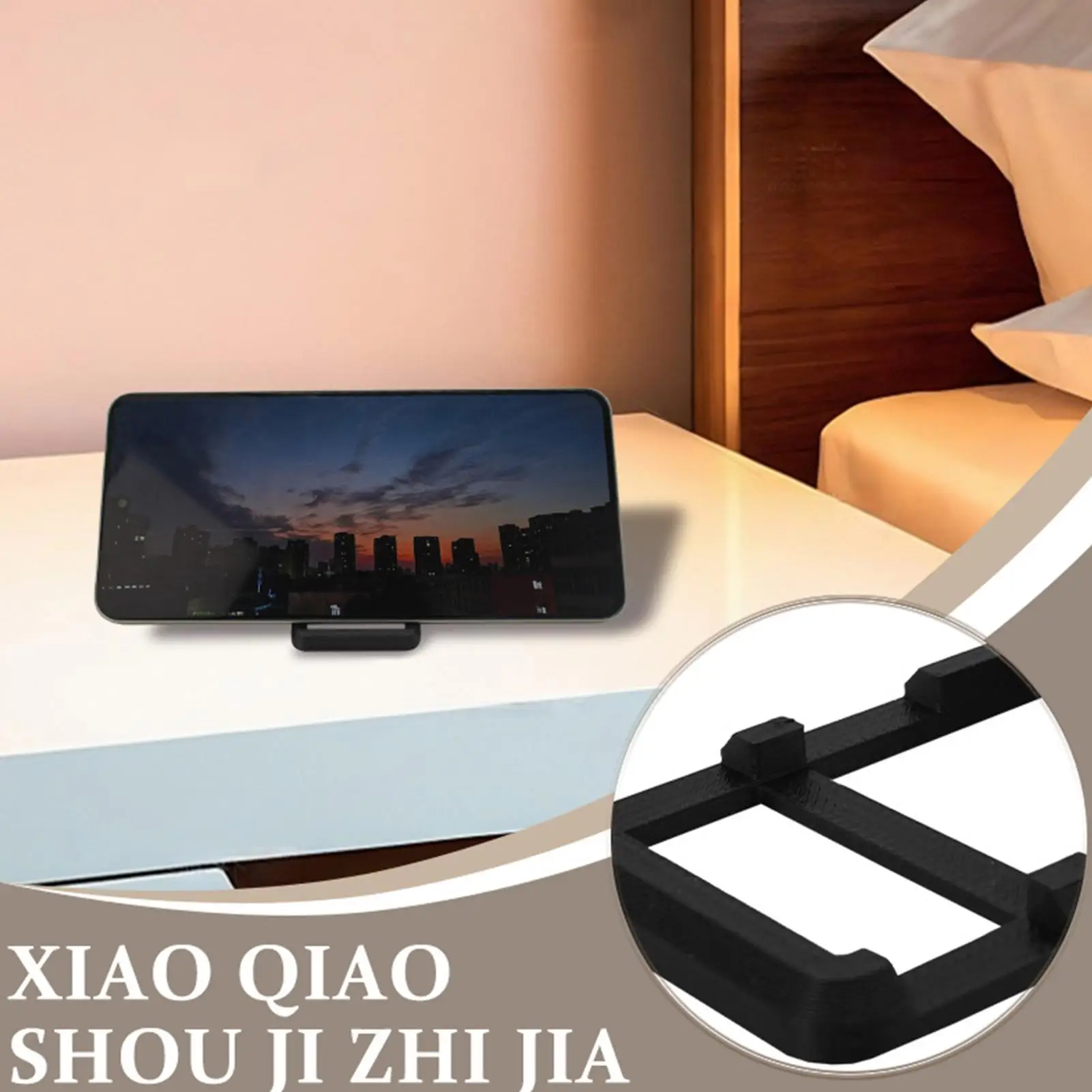 데스크탑 접이식 전화 홀더 휴대 전화 태블릿 홀더 크래들 도크 사무실 주방을위한 소형 다목적 스마트 폰 킥 스탠드