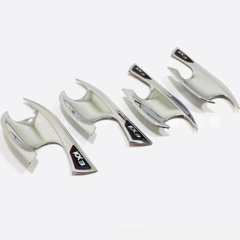

Suitable for 20 Kia Opto KX3 Chrome Door Bowl Stickers New Generation Kx3 Door Handle Decorative Stickers