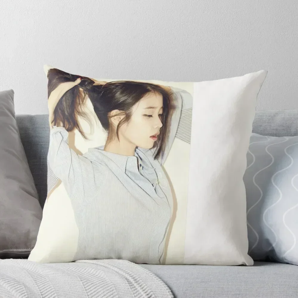 

IU - Ponytail Throw Pillow Christmas s Covers bed pillows autumn decoration Pillow Decor pillow