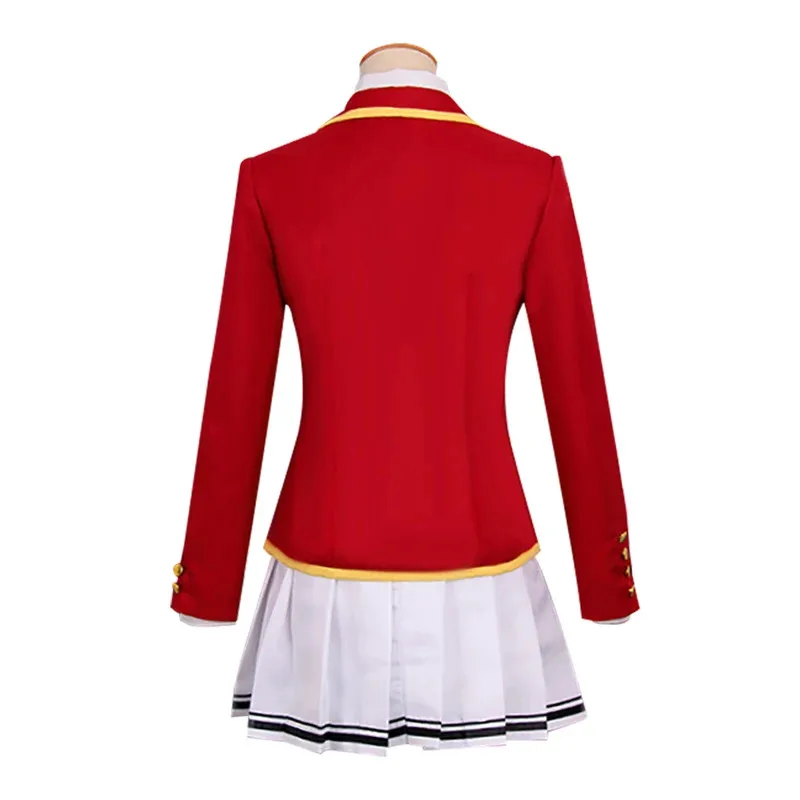 

qq681SingXeng Horikita Suzune Ролевые парики Kushida Kikyou Косплей Брендовая школьная форма JK Аниме Платье На заказ Хэллоуин