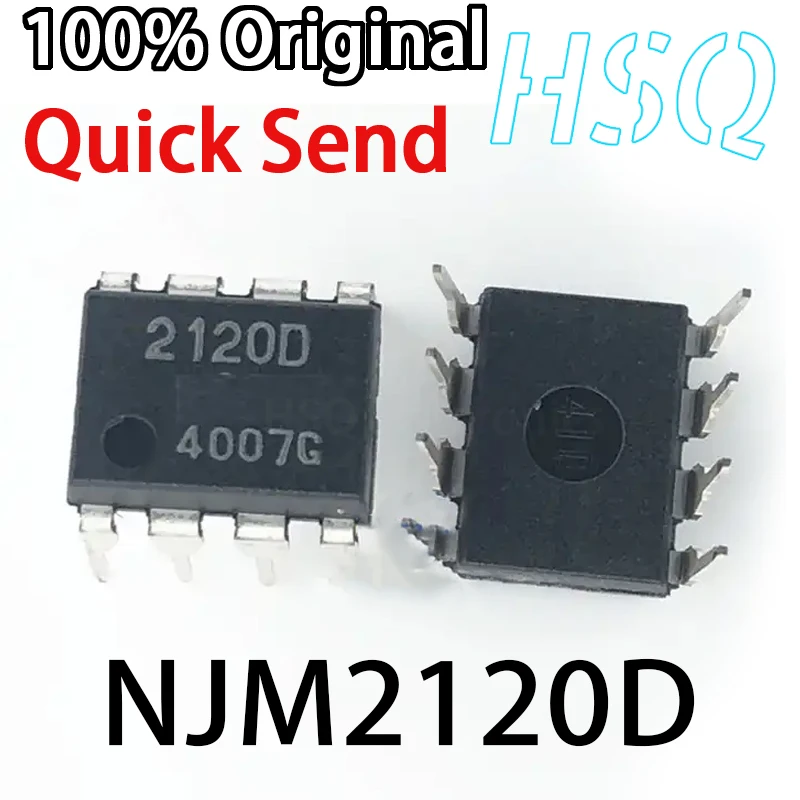 

2 шт. новый оригинальный NJM2120D 2120D встроенный DIP-8