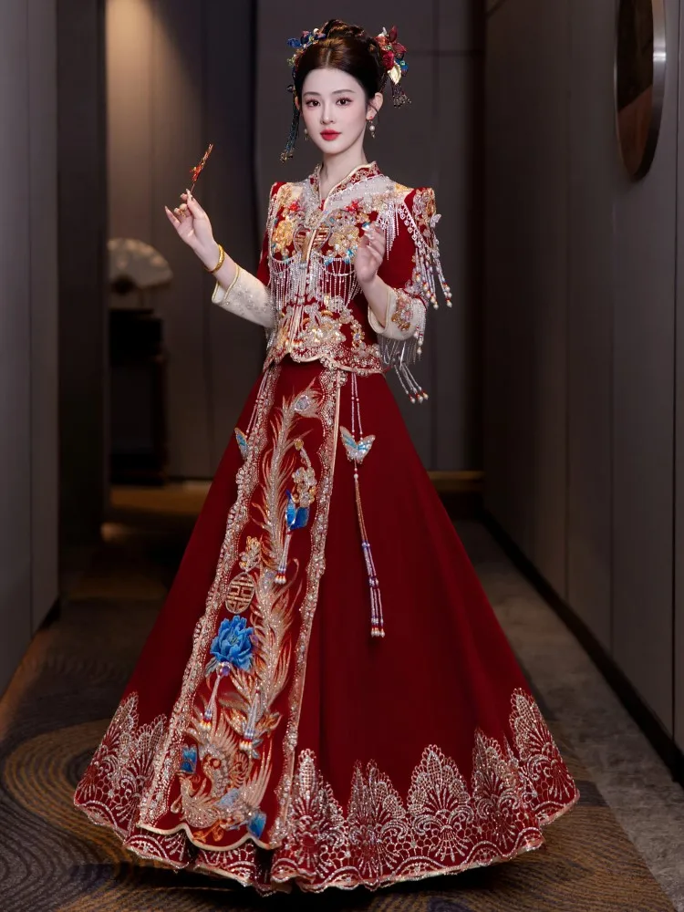 

New wedding dress Chinese-style Chinese style