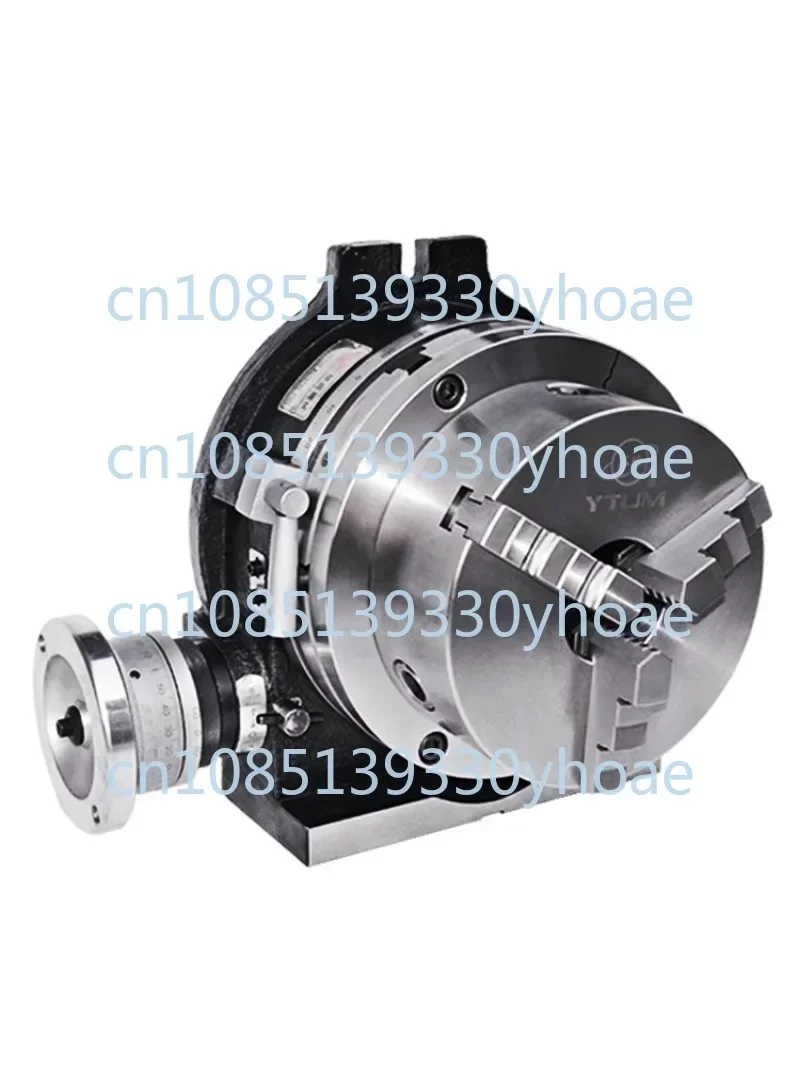 Milling machine indexing head rotary table three-jaw chuck universal indexing disc rotator