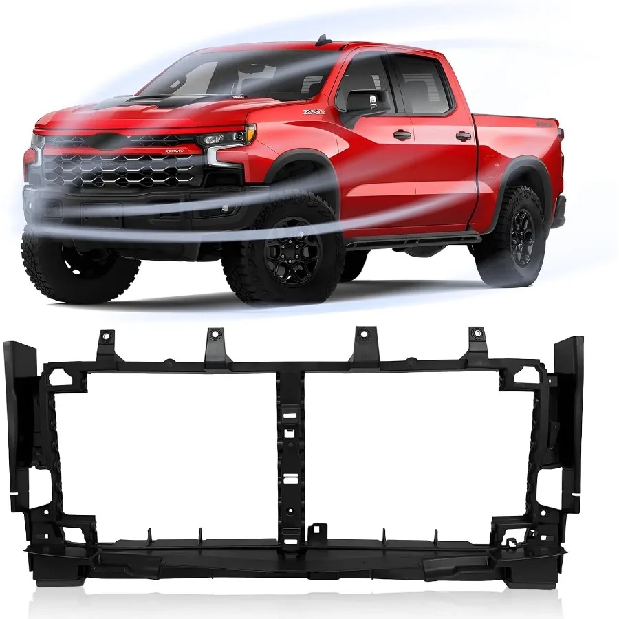 

Front Active Grille Shutter w Motor Without Louver Compatible With 20202024 Chevrolet Silverado 1500 Fits 3.0L Turbo Diesel GM1