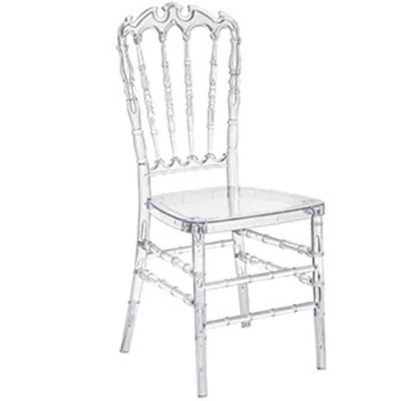 

4 Pcs Crystal Chair Wedding Venue Layout Alec Party Decoration Large Banquet Stool