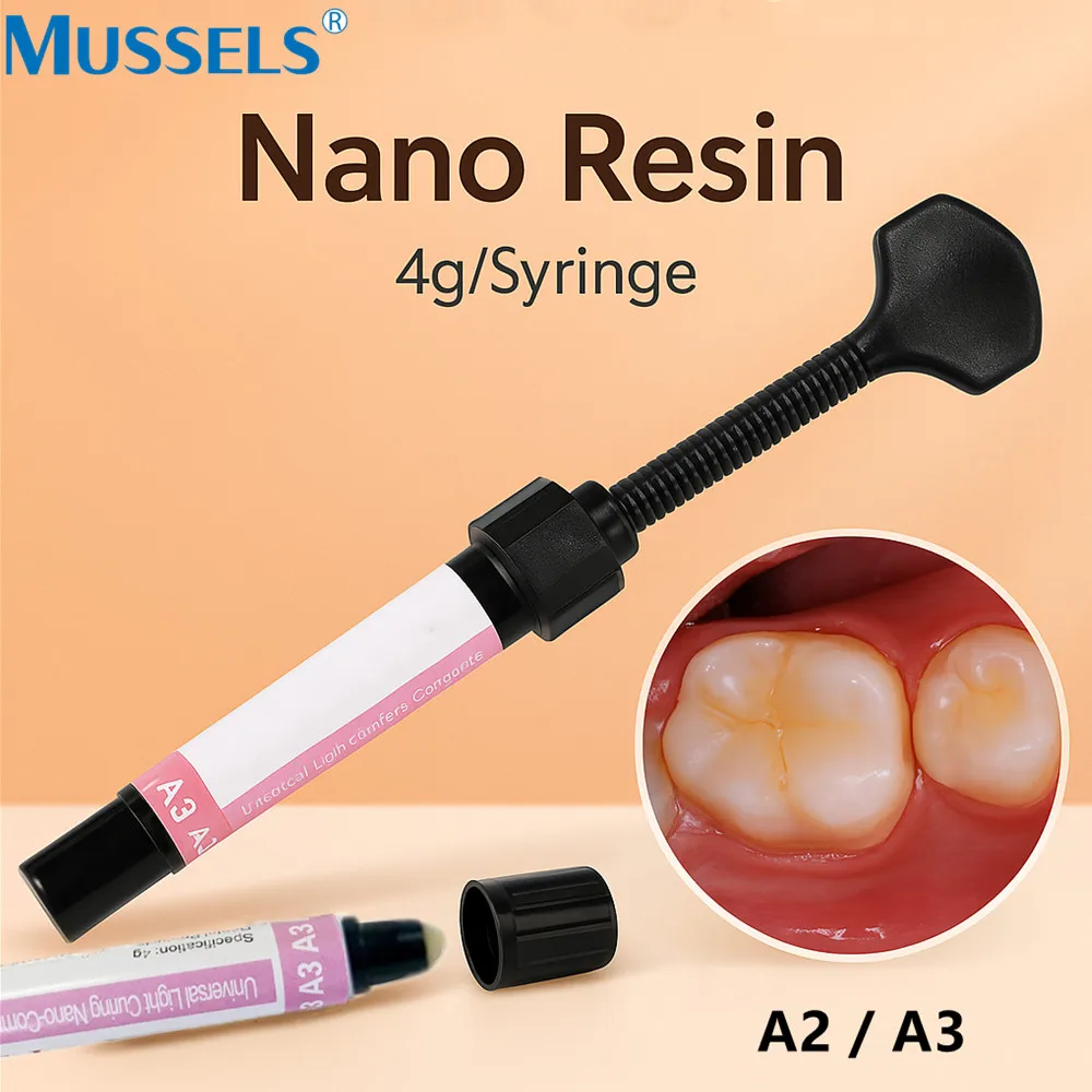 

4g/Pc Dental Resin Universal Nano Hybrid Light Cure Composite Resin Dentistry Adhesive Curing Filling Material Teeth Restorative