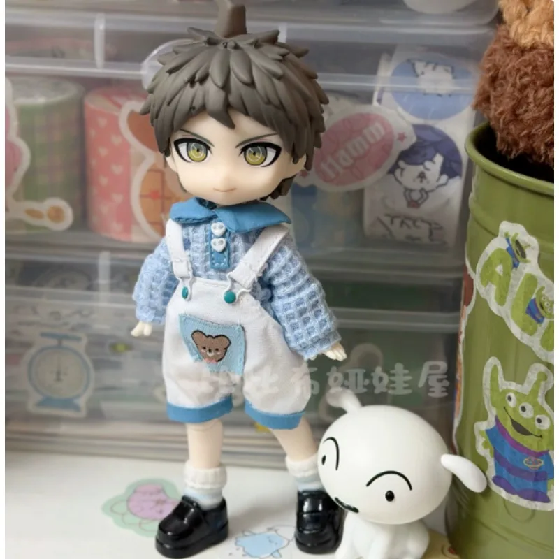 ひなた はじめ Hinata Hajime Cosplay Doll 1/12 Bjd Handmade Clothes Water Sticker Faceplates Anime Game Cosplay Toy