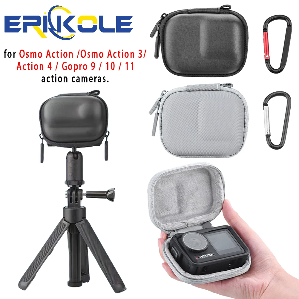 

Mini Storage Bag for Dji Osmo Action 3 4 Carrying Case Waterproof Protective Bag for GoPro 11 10 9 8 Osmo Action 3 4 Accessories