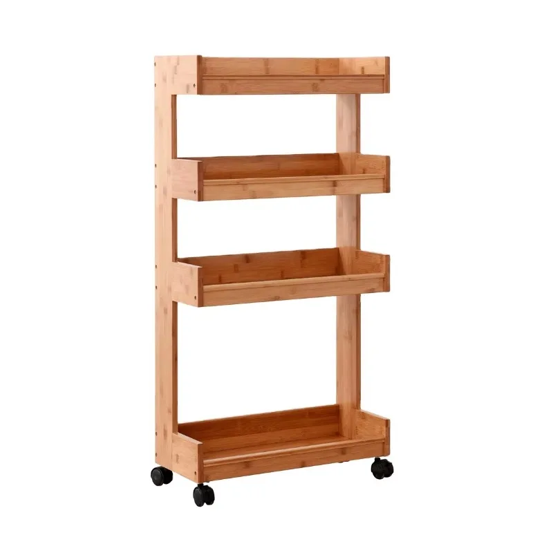 

Bamboo Rack Multifunction Multi-functional Bamboo Bathroom Organizer Wooden Bamboo Display Shelf