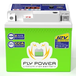 7S 12V 4AH 260A Lithium Phosphate With Waterproof Display Waterproof Energy Scooter Motorcycle Battery Low Temperature Resistant