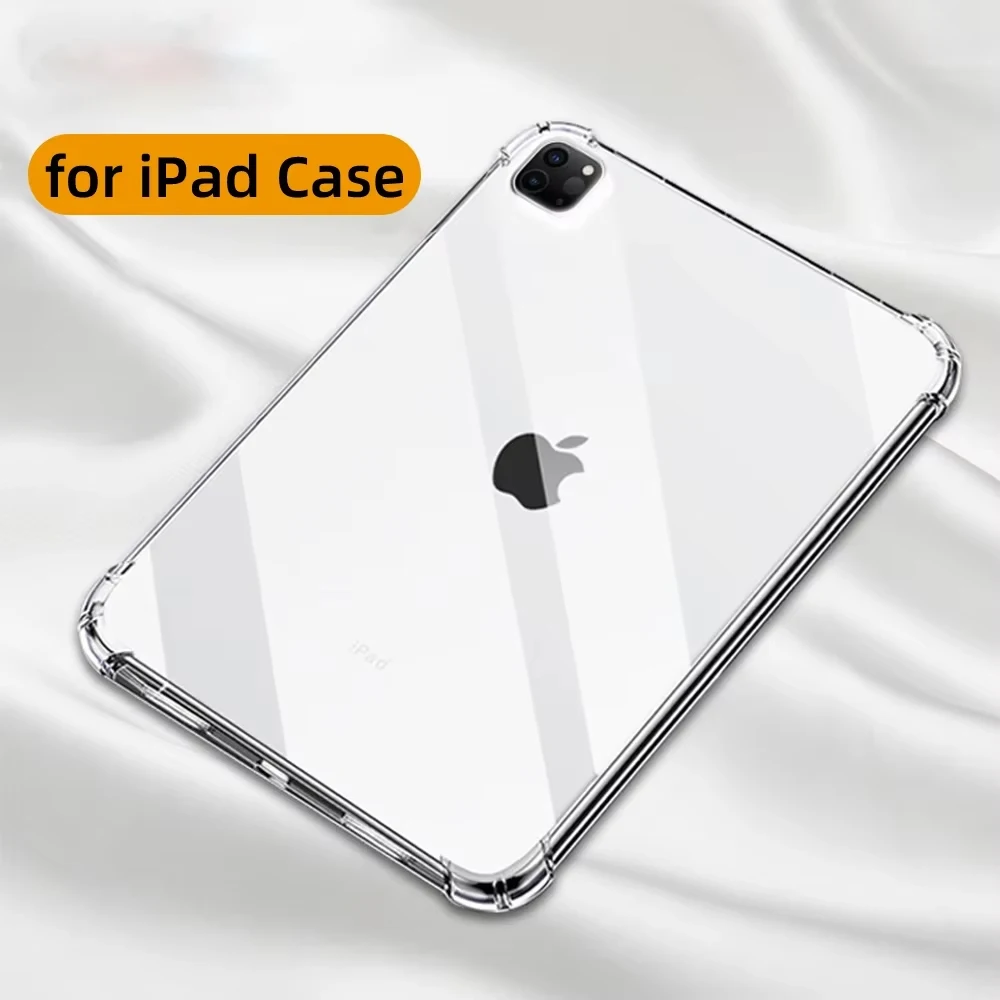 

Clear Case For iPad 10th Generation Air 5 4 10.9 Pro 11 12.9 Mini 3 Cover For iPad 10.2 9th 8th 7th Transparent Shockproof Shell