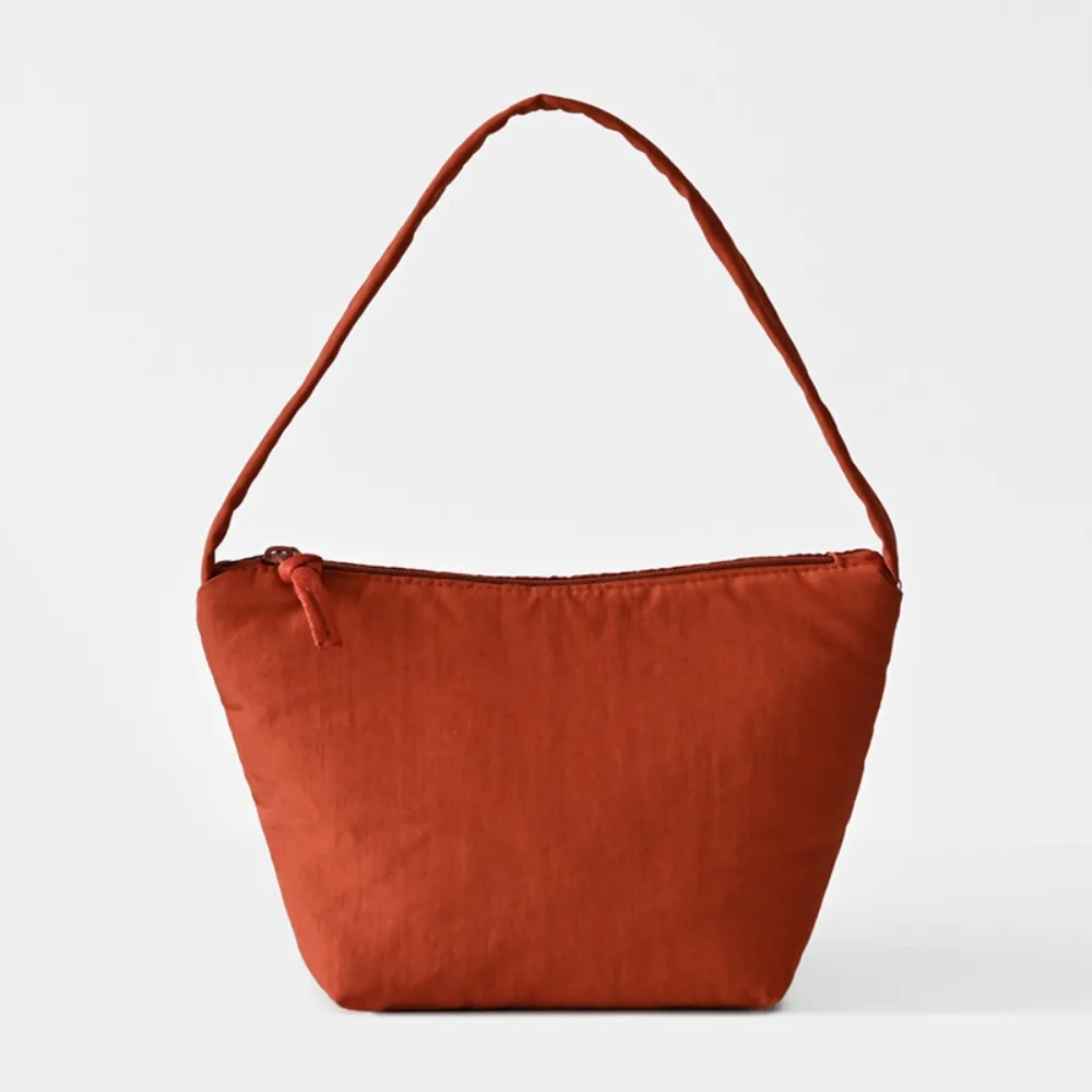 

Portable Korean Style Nylon Handbag Large Capacity Pure Color Cloth Shoulder Bag Simple All-match Tote Bag Women