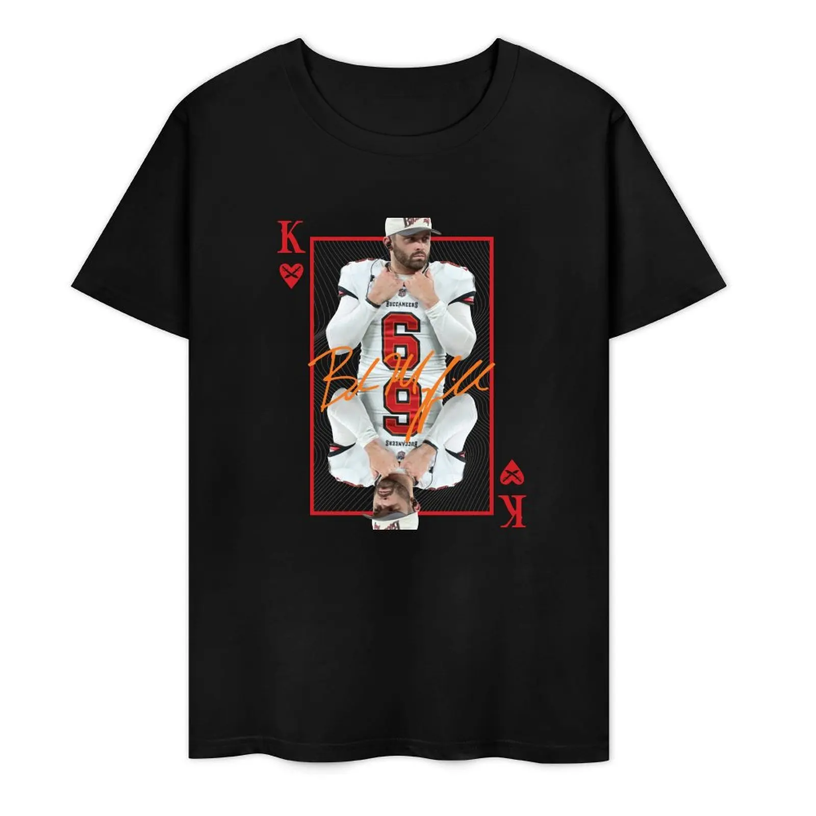 Baker Mayfield / King Card Edition T-Shirt customizeds summer clothes anime t shirts new edition mens clothes