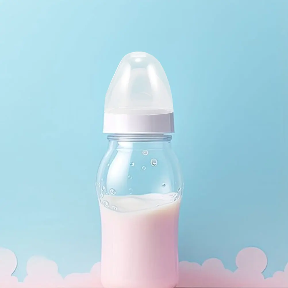 

Reusable Bottle Cap Accessories Transparent Baby Caps Water Feeding Replacement