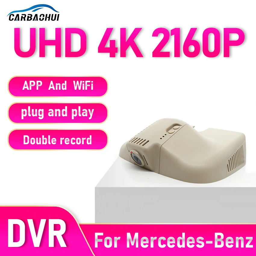 

4K Dash Cam For Mercedes-Benz GL 500 350 450 400 For MB GL500 GL350 GL450 GL400 X166 2013-2016,Car DVR Plug and Play Dashcam OEM