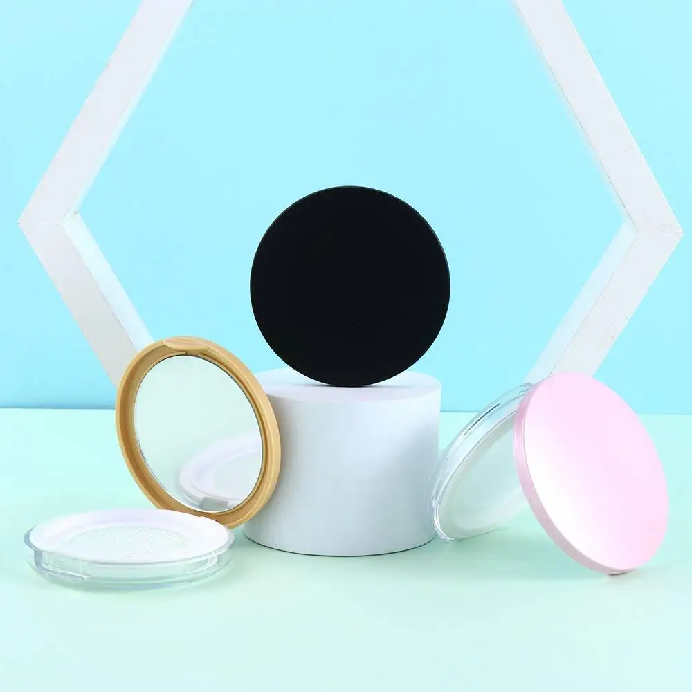 Travel Kit Empty DIY Foundation Box Mirror Air Cushion Puff Box BB Cream Container Makeup Case With Mirror Cosmetic Container