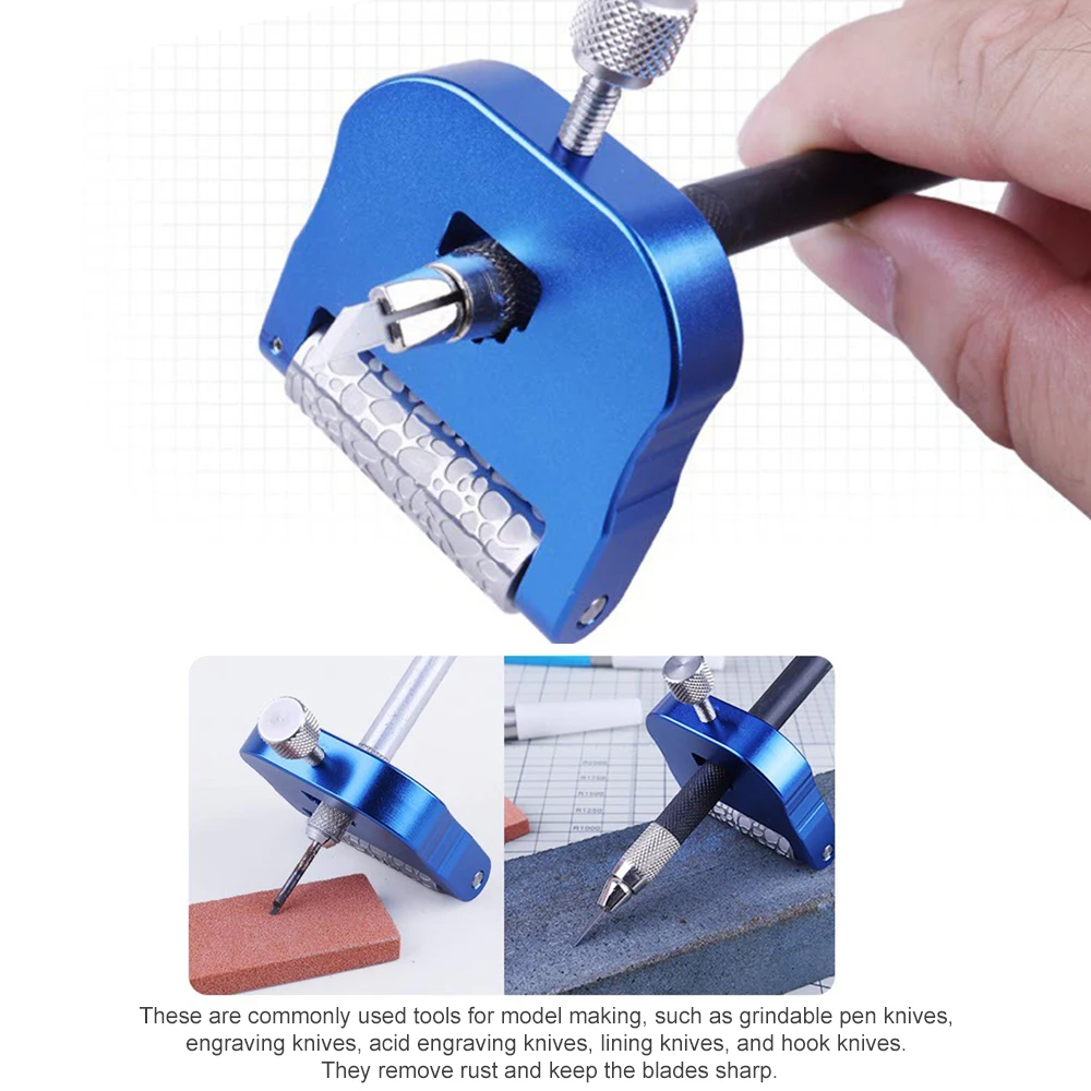 Multi-Function Model DIY Tool Texturing Roller Model Scenery And Terrain Modelling Tool Angle Fixed For Carving Knives Sharpner