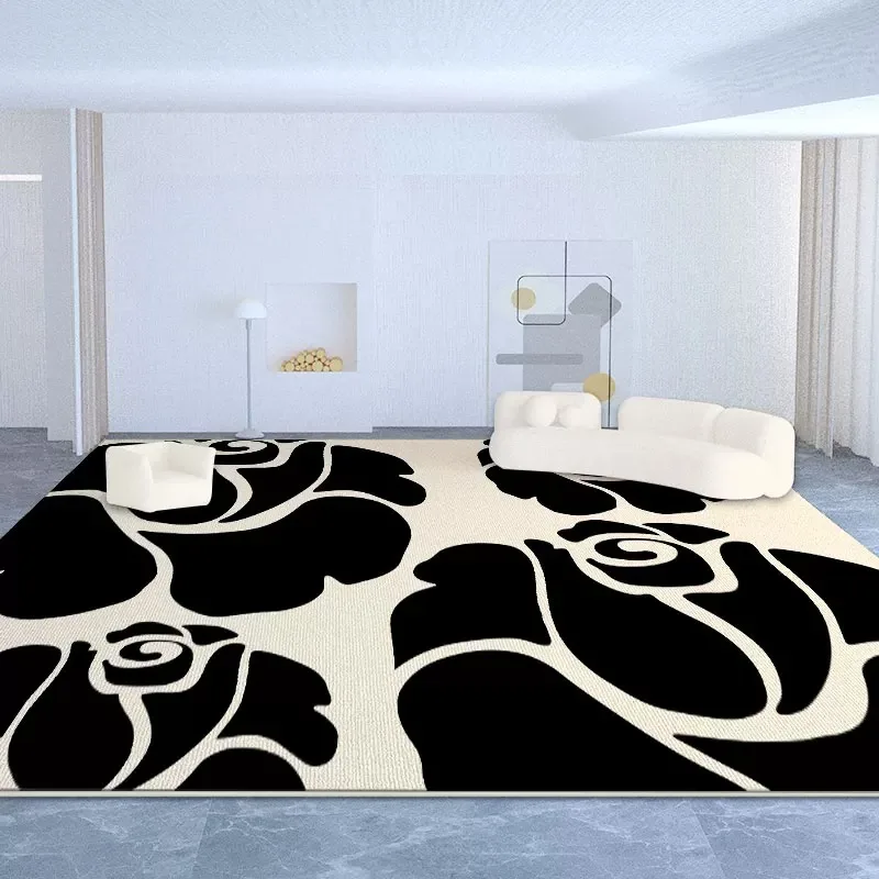 Rugs for Living Room Large Area Carpet Abstract Floral Home Decoration Short Plush Soft Rug Bedroom Bedside Floor Mat 카페트 거실 대형