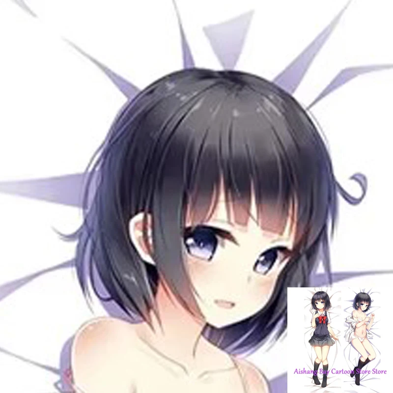 

Anime Dakimakura Pillow Hanabi Yasuraoka 2-Side Print Pillowcase Hugging Body Cushion Cover Otaku Waifu