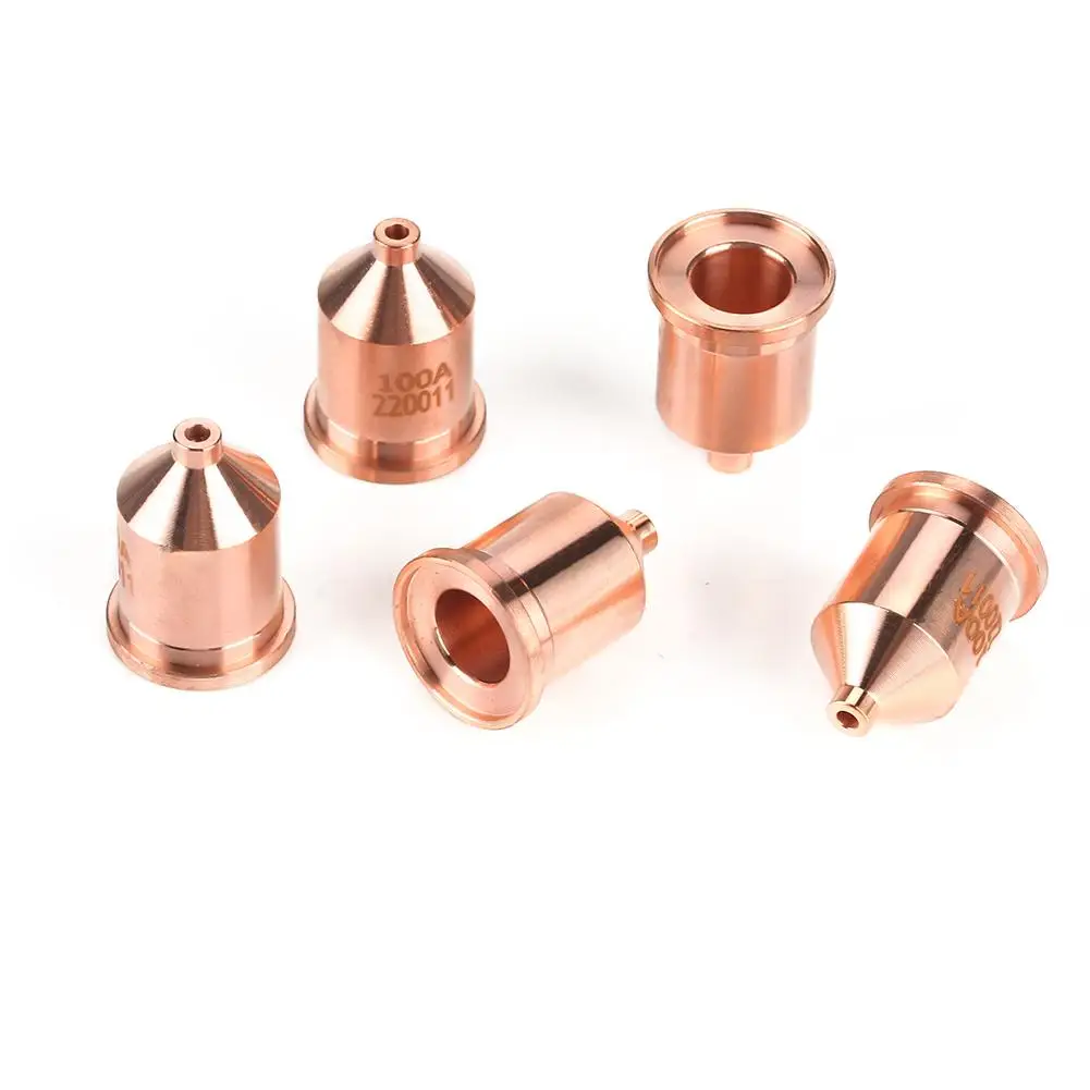 5Pcs 220011 Nozzle Tip 100A for 1000 1250 1650 Plasma Cutting Consumables