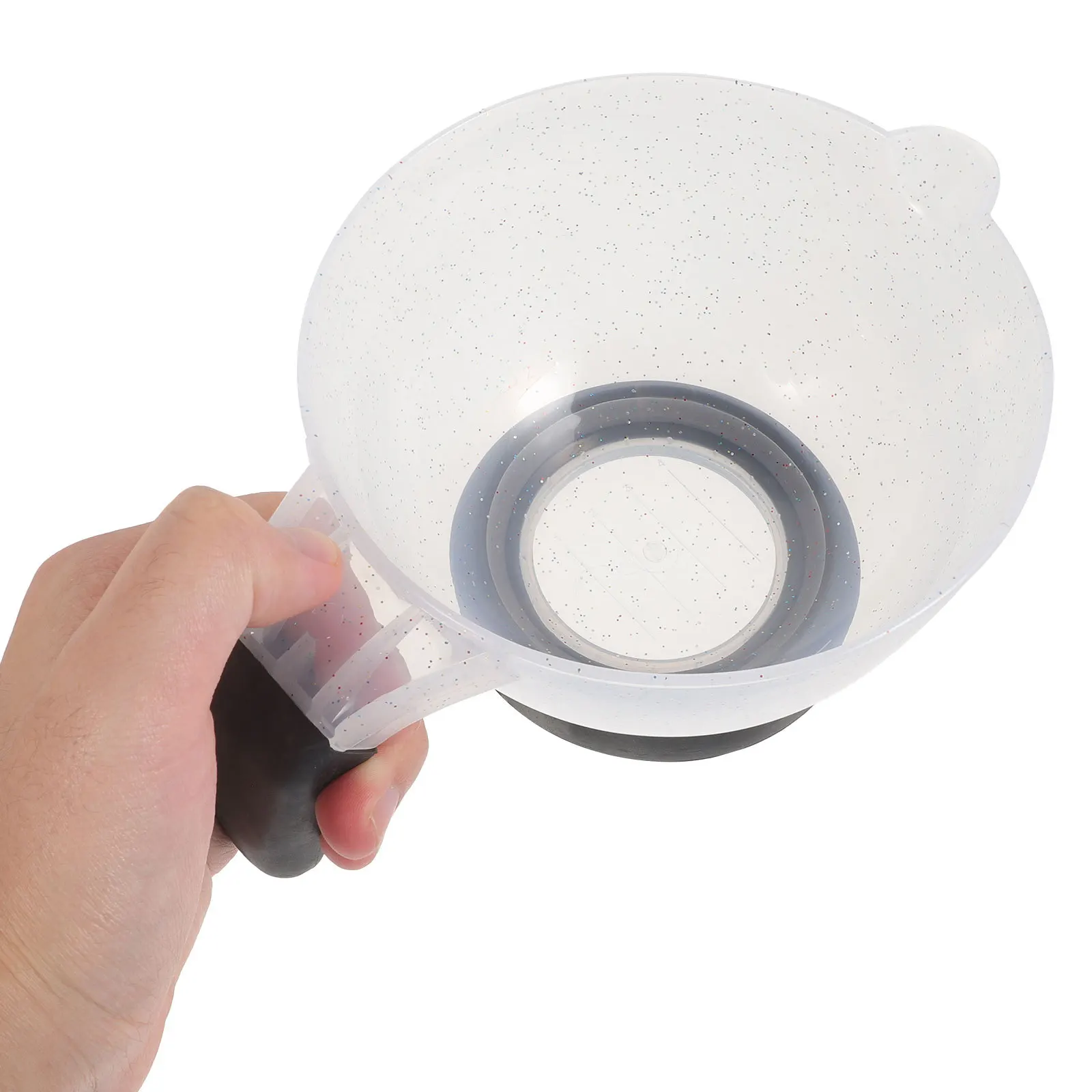 

Hair Dye Plastic Silicone Mixing Bowl For Diy Hair Coloring Tinting Bowl Set Salon Use Beauty Accessories