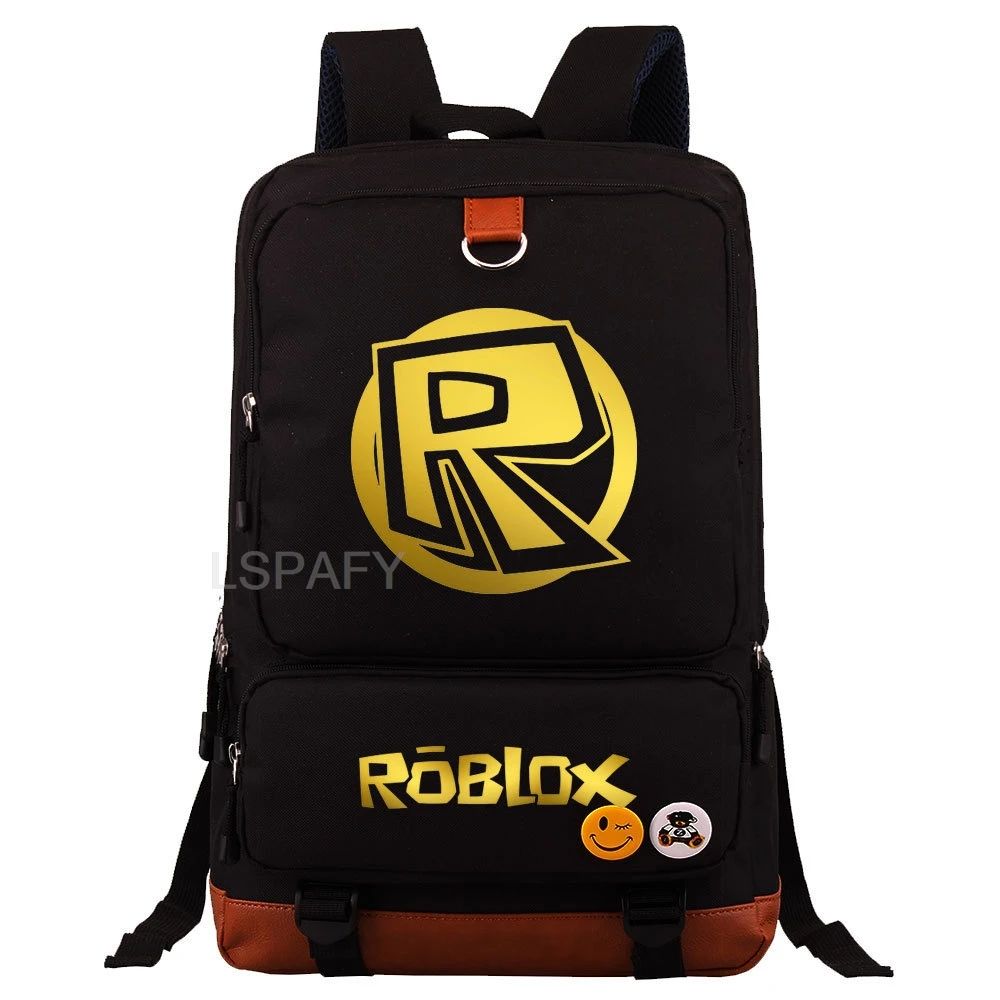 Roblox Game Peripheral Shoulder Bag Mężczyźni i kobiety Podróżna torba na komputer Torba dla uczniów szkół podstawowych i średnich o dużej pojemności