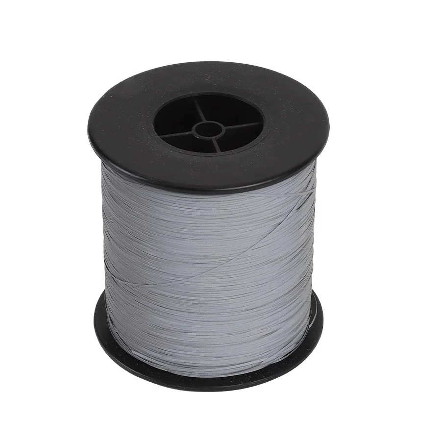 2.0mm 1000m/roll Two-sided Normal Light Reflective Thread For Weaving Webbing Garment Safety Product