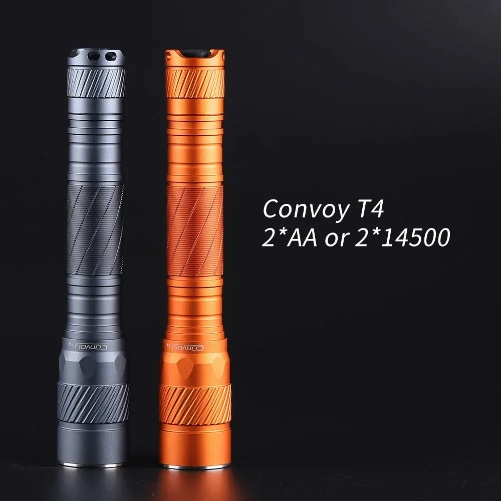 

Flashlight Convoy T4 with SST20 Linterna Led 2*AA 2*14500 Battery 13 Groups Mini Flash Light Fishing Camping Lanterna Latarka