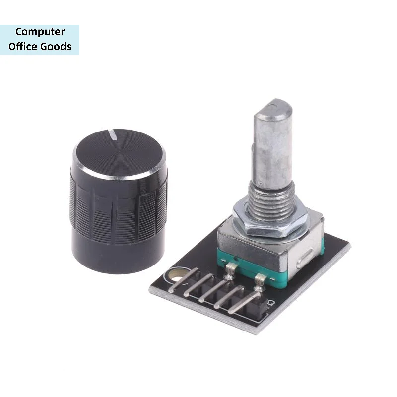 【KY-040 360 Degree Rotary Encoder Module With Push Button 20 Pulse 5VBrick Sensor Modules For Arduino Or DIY Electronics】 view 2