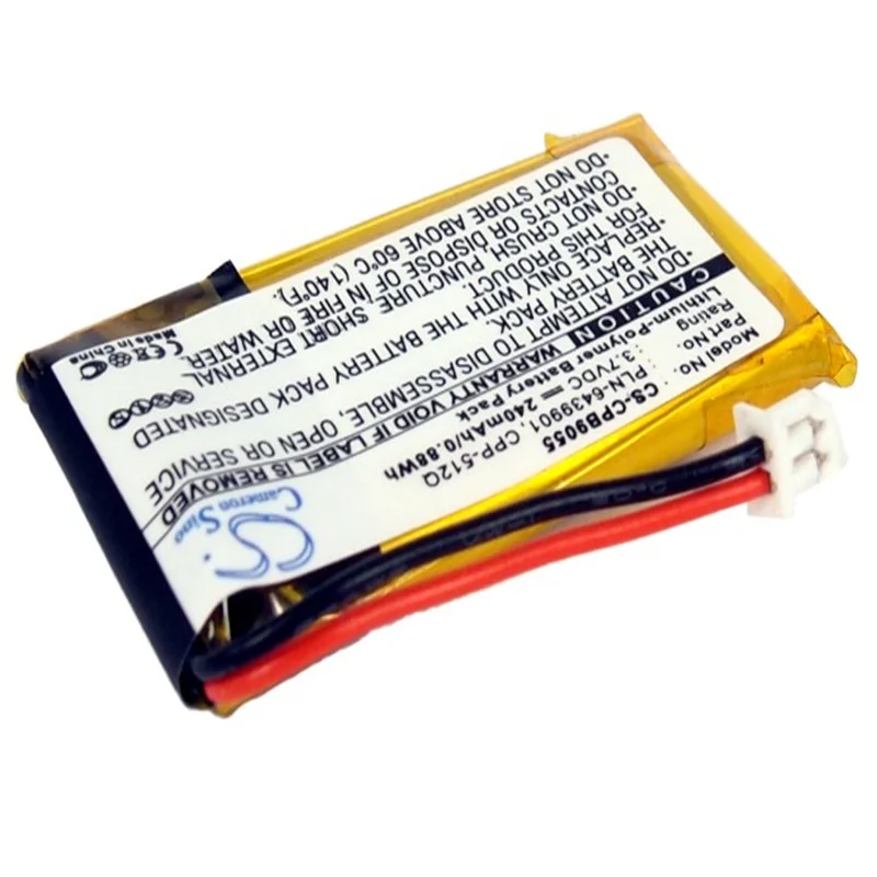 Li-Polymer battery for Wireless Headset,240mAh,AWH-55,WO300,CS55H,W710,Lifter HL10,C65,Savi Office WH300,CA12CD-S,HL10