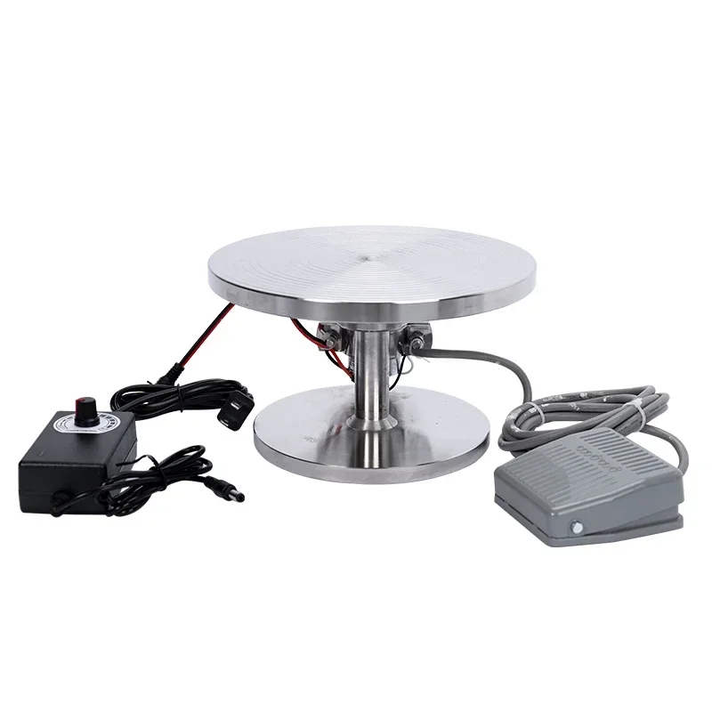 New New Ceramic Turntable Electric Turntable,Clamp, Painting, Gold Drawing, Line Drawing, Special Rotating Table, Drilling Table