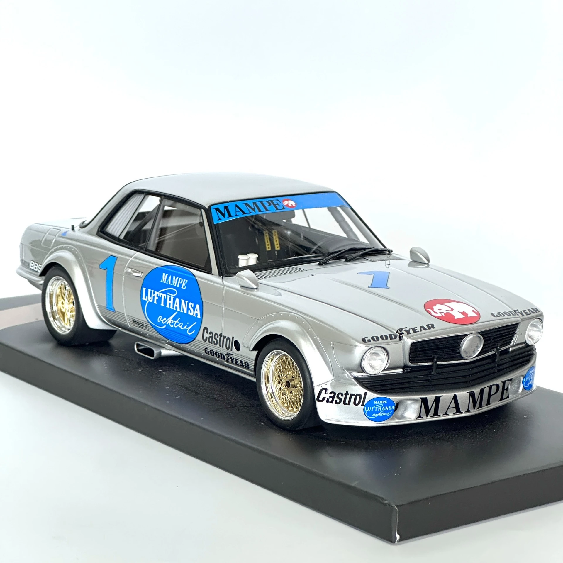 ミニアンプ-合金金属静的車モデル,限定版,シミュレーション玩具,ギフト,1:18, 450 slc,#1, #78