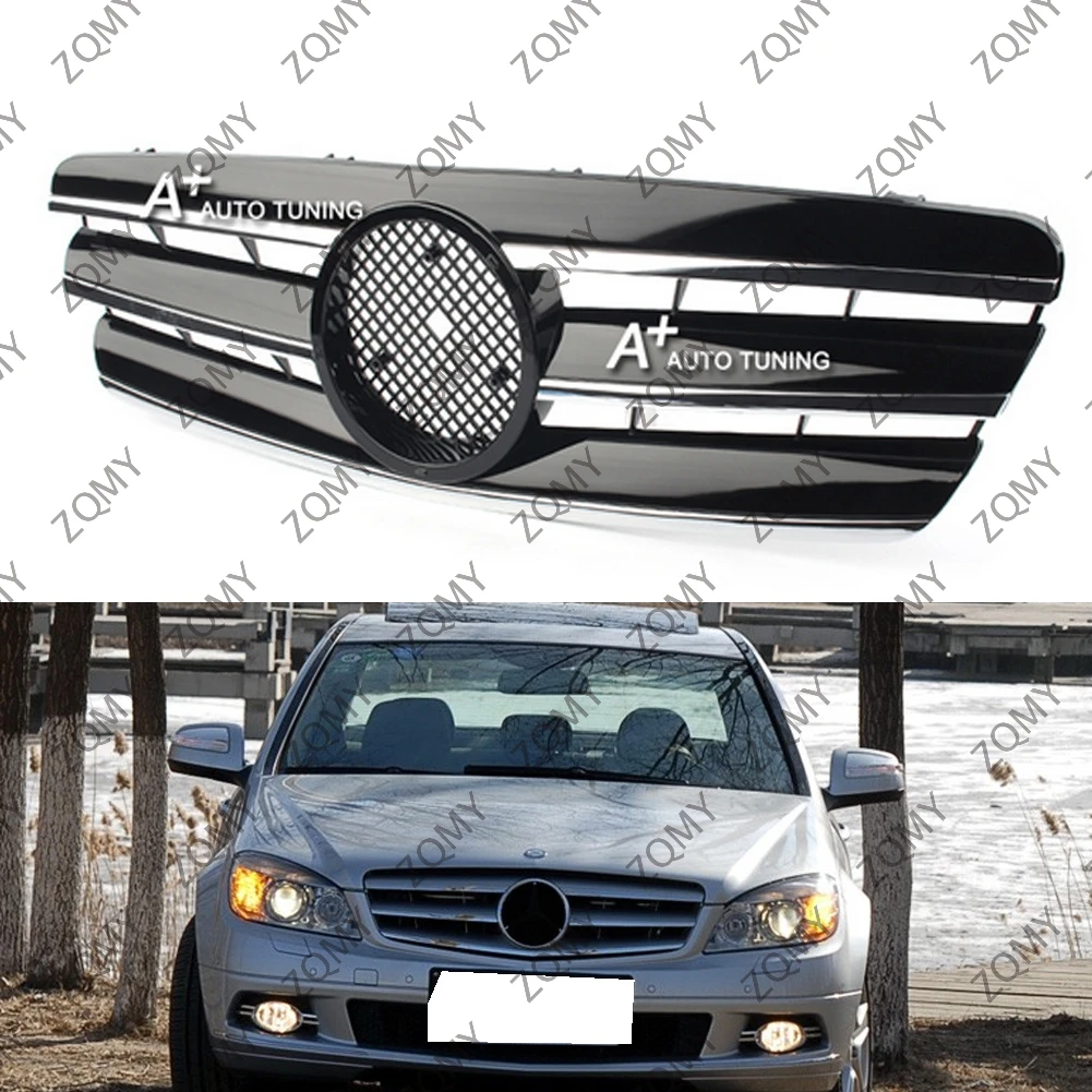 

Front Bumper Grille Centre Radiator Grid Grill For Mercedes-Benz C-Class W203 C200 C240 C280 C320+ 2001-2005 2006 2007