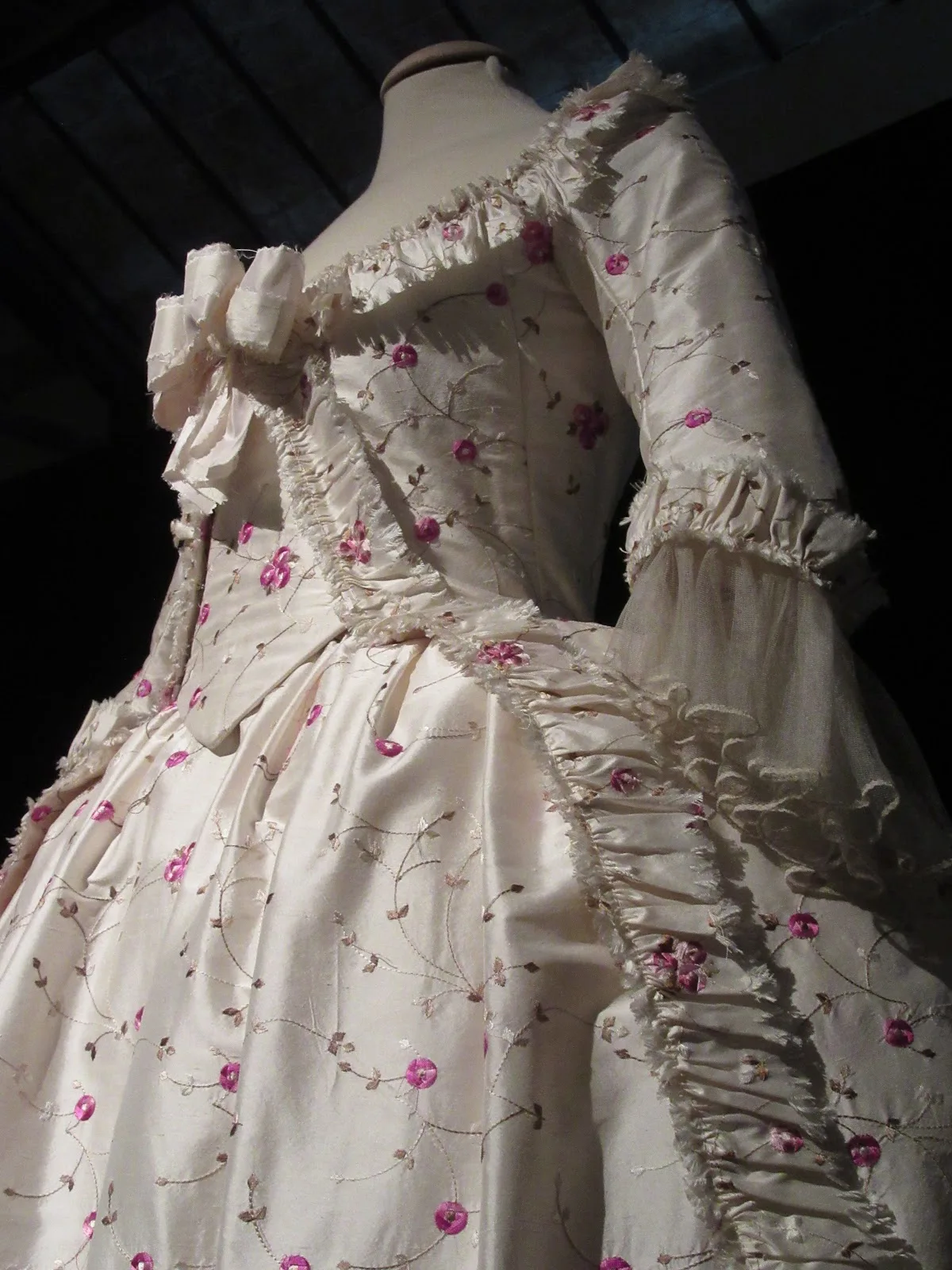 Koningin Marie Antoinette kostuum Victoriaanse Renaissance Hof prinses Rococo barokke bloemen drukte jurk Robe A La Francaise