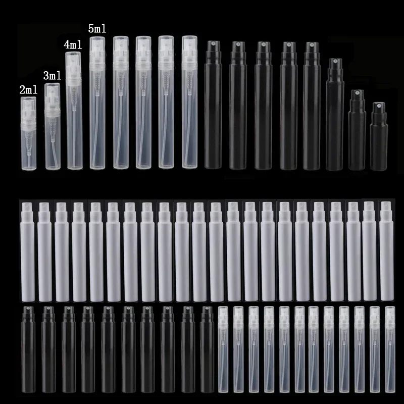 30Pcs 2ml-5ml Mini Plastic Pen Shaped Spray Bottles Portable Perfume Atomizer Bottle Travel Empty Liquid Containers For Alcohol