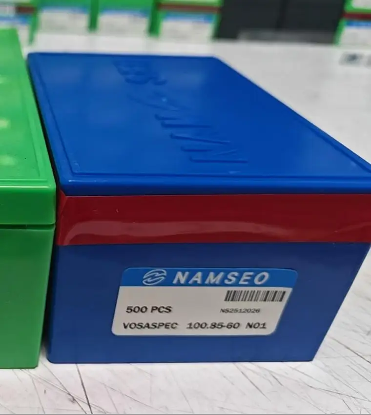 500 agujas de tejer originales coreanas NAMSEO VOSASPEC 100.85-60 N01 para máquina de tejer china SHIMA SEIKI