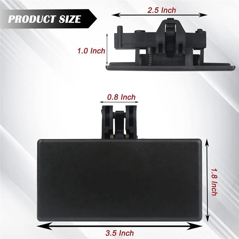 A11M-Edge For Ford F150 F250 F350 F450 Glove Box Latch Compartment Handle Front Right 8C3Z-1506072-AB For Lincoln MKX Black